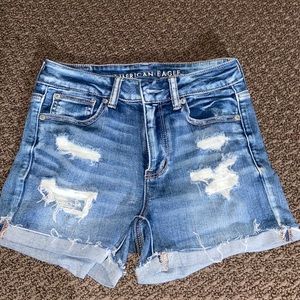American eagle ripped shorts